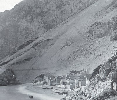 Gibraltar, Catalan Bay, um 1910 von Unbekannt