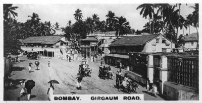 Girgaum Road, Bombay, Indien von Unbekannt