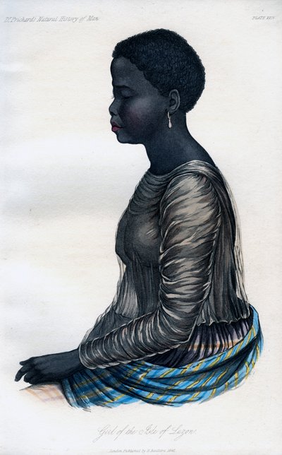 Mädchen von der Insel Luzon, 1848 von Unbekannt
