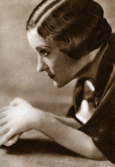 Gloria Swanson, amerikanische Schauspielerin, 1933 von Unbekannt