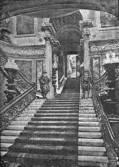 Große Treppe, Buckingham Palace, 1890 von Unbekannt
