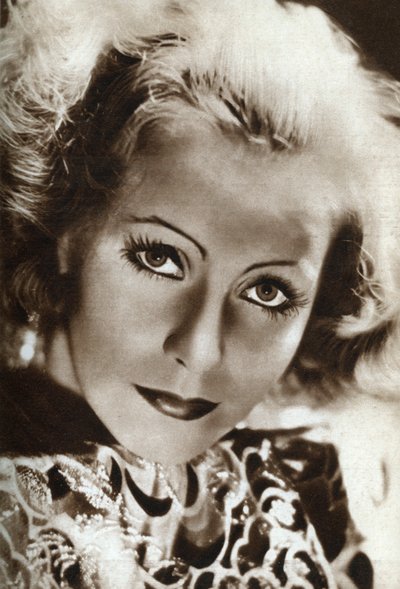 Greta Garbo, schwedische Schauspielerin, 1933 von Unbekannt