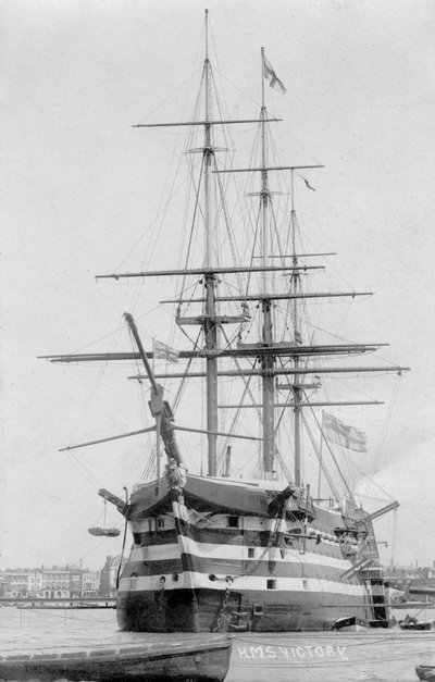 HMS Victory, Portsmouth, Hampshire, 20. Jahrhundert von Unbekannt