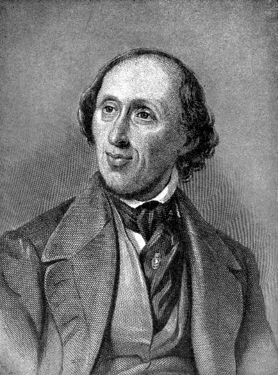 Hans Christian Andersen 1805-1875, dänischer Autor von Unbekannt