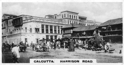 Harrison Road, Kalkutta, Indien, ca. 1925 von Unbekannt