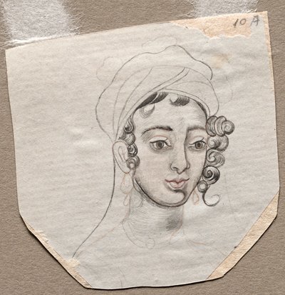 Kopf eines jungen Mannes, frühe 1800er von Unbekannt