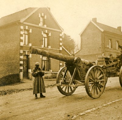 Schwere Artillerie, um 1914-1918 von Unbekannt