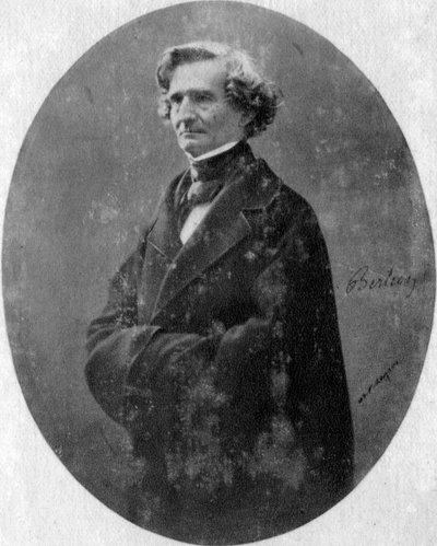 Hector Berlioz, französischer romantischer Komponist, ca. 1845-1869 von Unbekannt