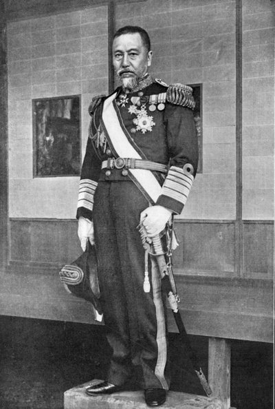 Heiachiro Togo, japanischer Marinekommandant, Russisch-Japanischer Krieg, 1904-5 von Unbekannt