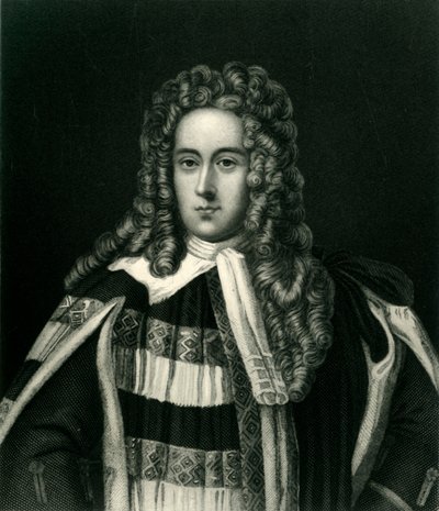 Henry St. John, Viscount Bolingbroke, ca. 1710, ca. 1884 von Unbekannt