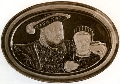 Heinrich VIII. und Prinz Edward, 1902 von Unbekannt