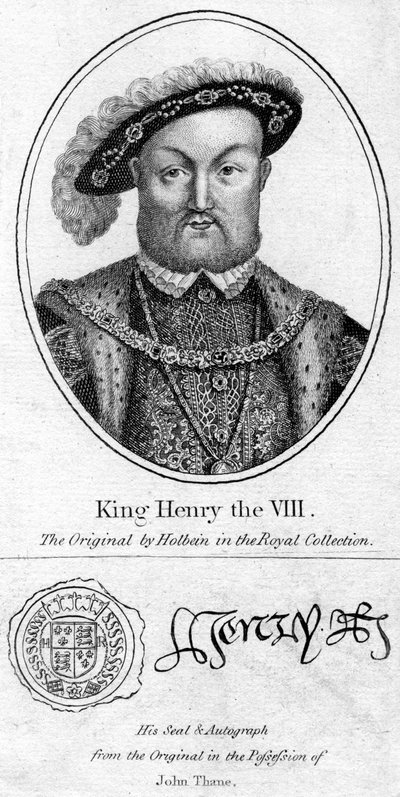 Heinrich VIII. von England, 1491-1547 von Unbekannt