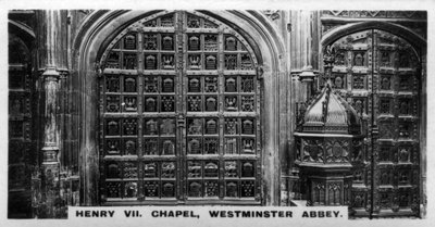 Henry VII Kapelle, Westminster Abbey, London, um 1920er Jahre von Unbekannt