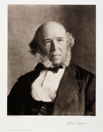 Herbert Spencer, englischer Sozialphilosoph von Unbekannt