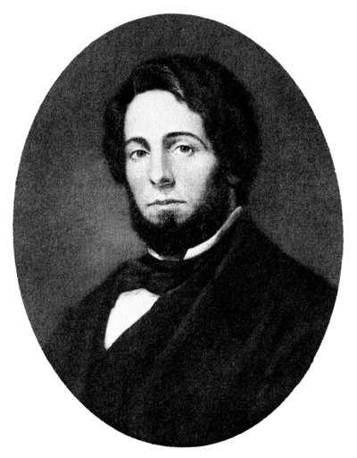 Herman Melville, amerikanischer Autor, 19. Jahrhundert von Unbekannt