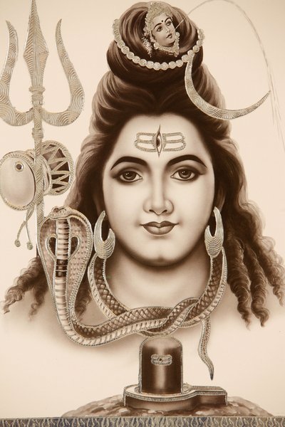 Hindu-Gott Shiva, Indien von Unbekannt