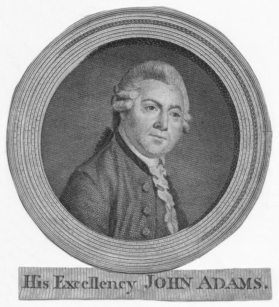 Seine Exzellenz John Adams, ca. 1783 von Unbekannt