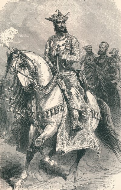 Seine Hoheit der Maharadscha von Gwalior, 1896 von Unbekannt
