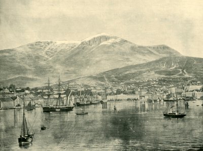 Hobart, von der Bucht aus von Unbekannt