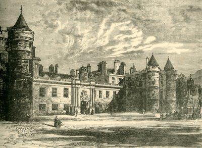 Holyrood Palace, Edinburgh, 1890 von Unbekannt