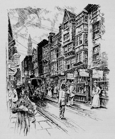 Holywell Street, Westminster, London, ca. 1890-1911 von Unbekannt