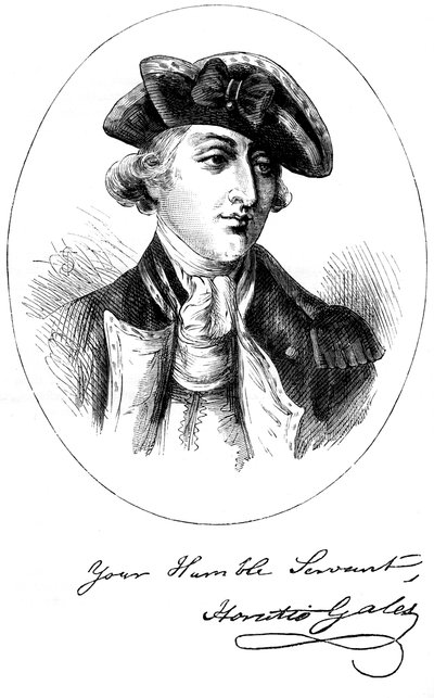 Horatio Gates, General des Amerikanischen Unabhängigkeitskrieges, um 1880 von Unbekannt