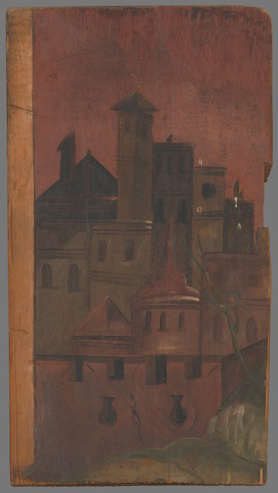 Brennende Stadt von Unbekannt