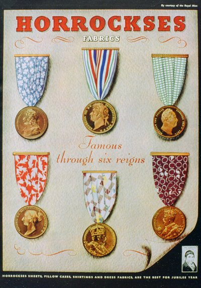 Horrockses Stoffe, 1935 von Unbekannt