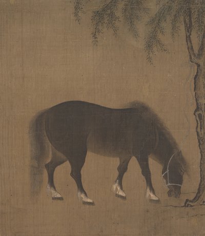 Pferd und Weidenbaum, frühes 15. Jahrhundert von Unbekannt