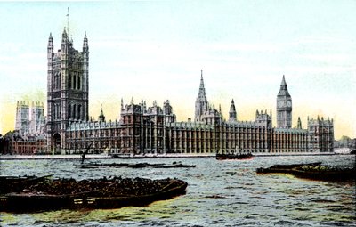 Houses of Parliament, London, 20. Jahrhundert von Unbekannt