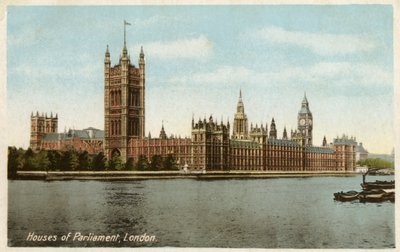 Houses of Parliament, Westminster, London von Unbekannt