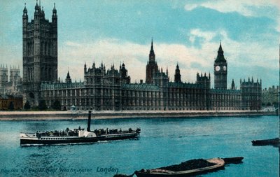 Häuser von Westminster, London, 1907, ca. 1900-1930 von Unbekannt