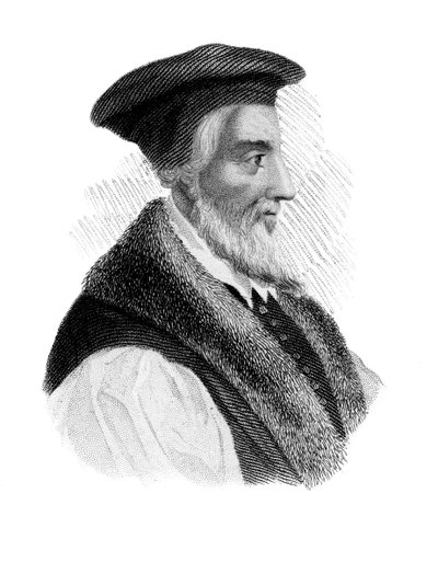 Hugh Latimer, protestantischer Märtyrer, um 1850 von Unbekannt