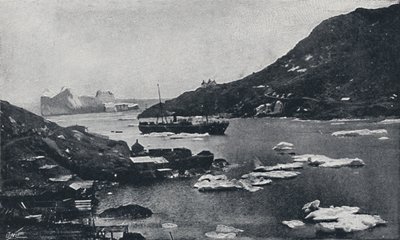 Eisberge im Hafen von St. Johns, 1924 von Unbekannt
