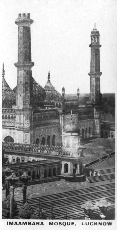 Imaambara-Moschee, Lucknow, Indien von Unbekannt