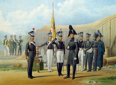 Kaiserliches Leibgarde-Pionierbataillon, 1812 von Unbekannt