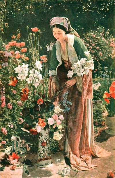 Im Garten des Beys, 1865, ca. 1902 von Unbekannt