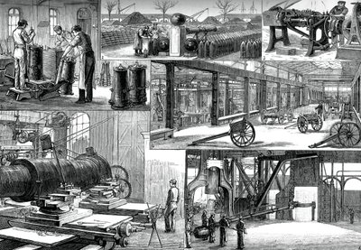 Im königlichen Arsenal, Woolwich, um 1880 von Unbekannt