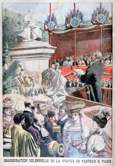 Einweihung der Statue von Louis Pasteur, Paris, 1904 von Unbekannt