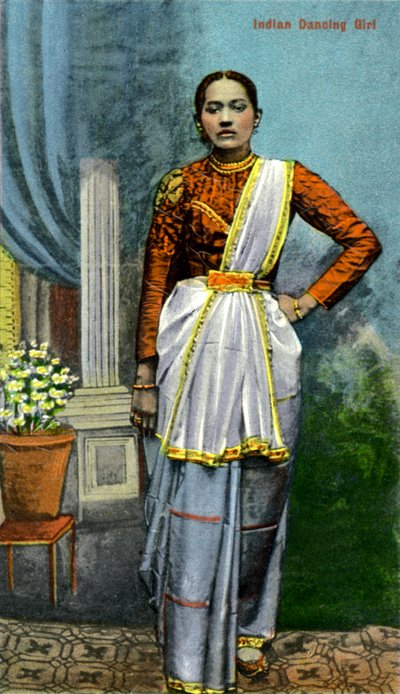 Indische Tänzerin, Indien, frühes 20. Jahrhundert von Unbekannt