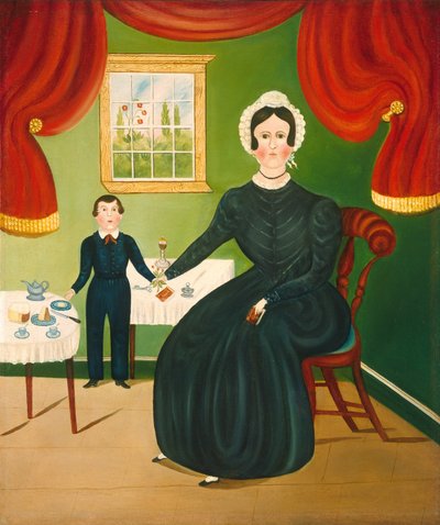 Innenszene, ca. 1840 von Unbekannt