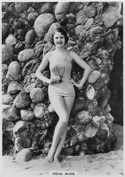 Irene Ware, amerikanische Filmschauspielerin von Unbekannt