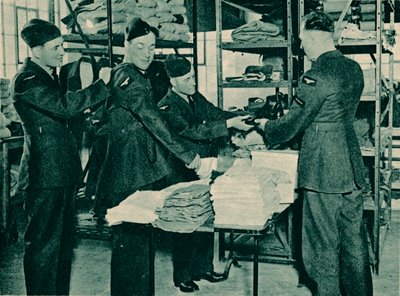 Ausgabe der Ausrüstung, 1940 von Unbekannt