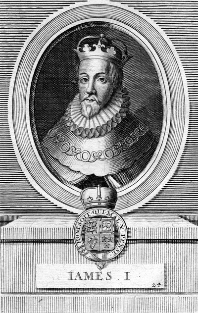 James I. von England von Unbekannt