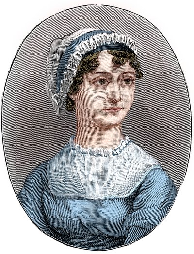 Jane Austen, englische Schriftstellerin von Unbekannt