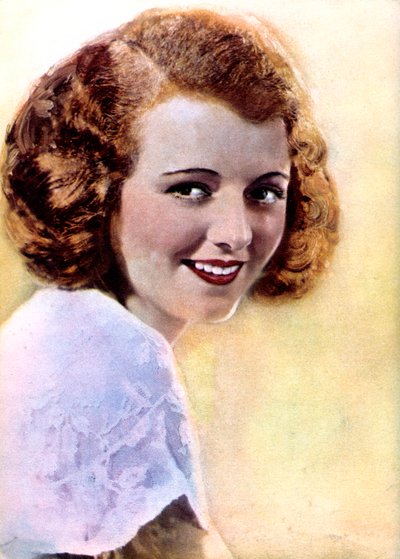 Janet Gaynor, amerikanische Schauspielerin, 1934-1935 von Unbekannt