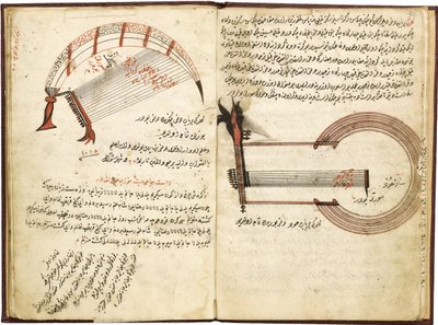 Janitscharenmusik. Osmanisches Manuskript, 18. Jahrhundert von Unbekannt