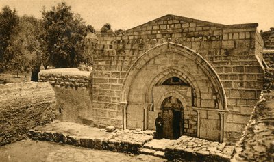 Jerusalem - Kirche der Jungfrau, ca. 1918-1939 von Unbekannt