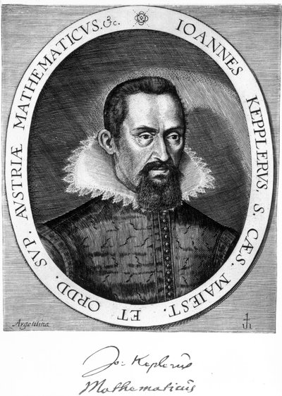 Johannes Kepler, deutscher Astronom und Physiker, ca. 1600 von Unbekannt