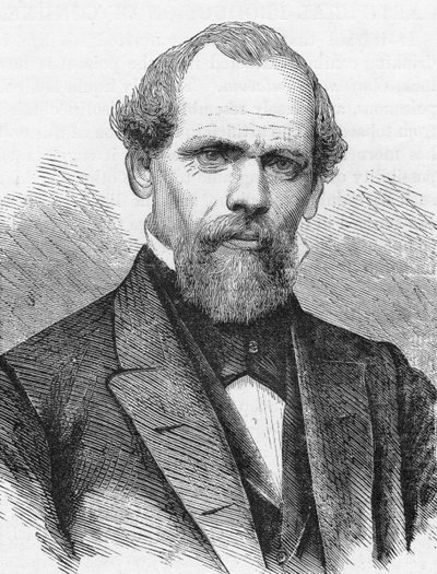 John Augustus Roebling, amerikanischer Bauingenieur, 1874 von Unbekannt